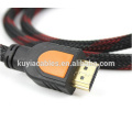 HDMI zu 3RCA Kabel Nylongeflecht mit zwei Ferrissen Audio Vedio AV Kabel